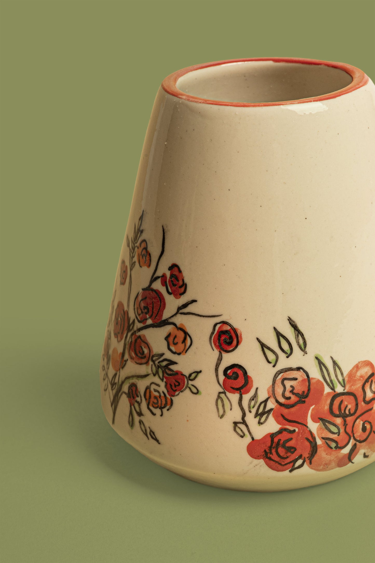 Large Vase "Kutaisi Roses"