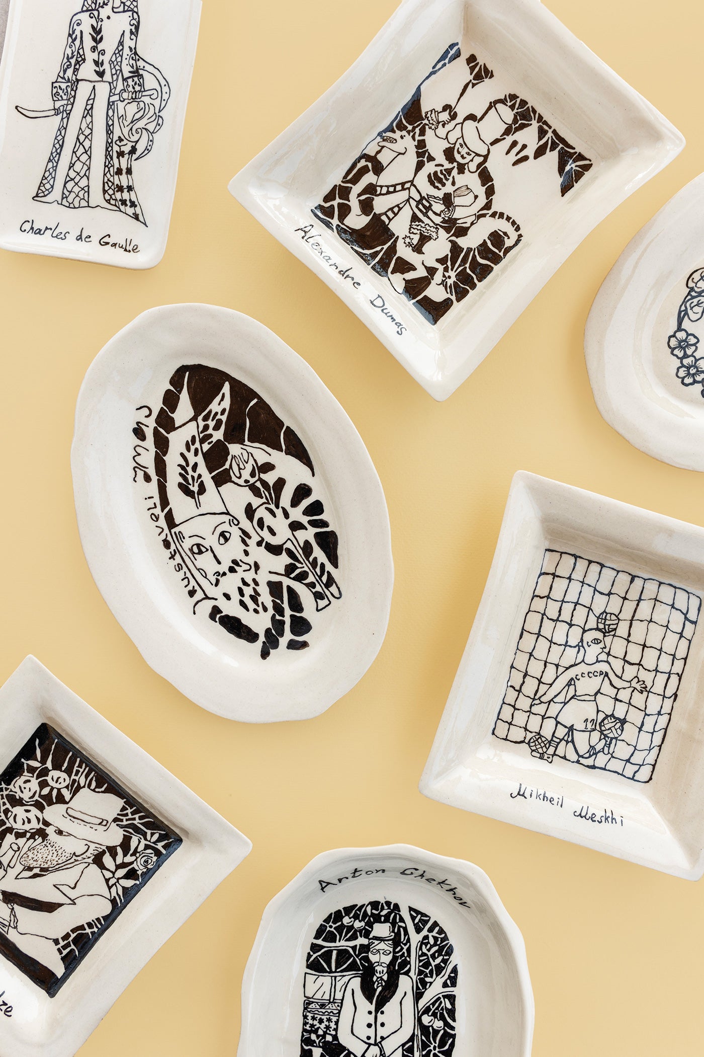 Plate "Shota Rustaveli"