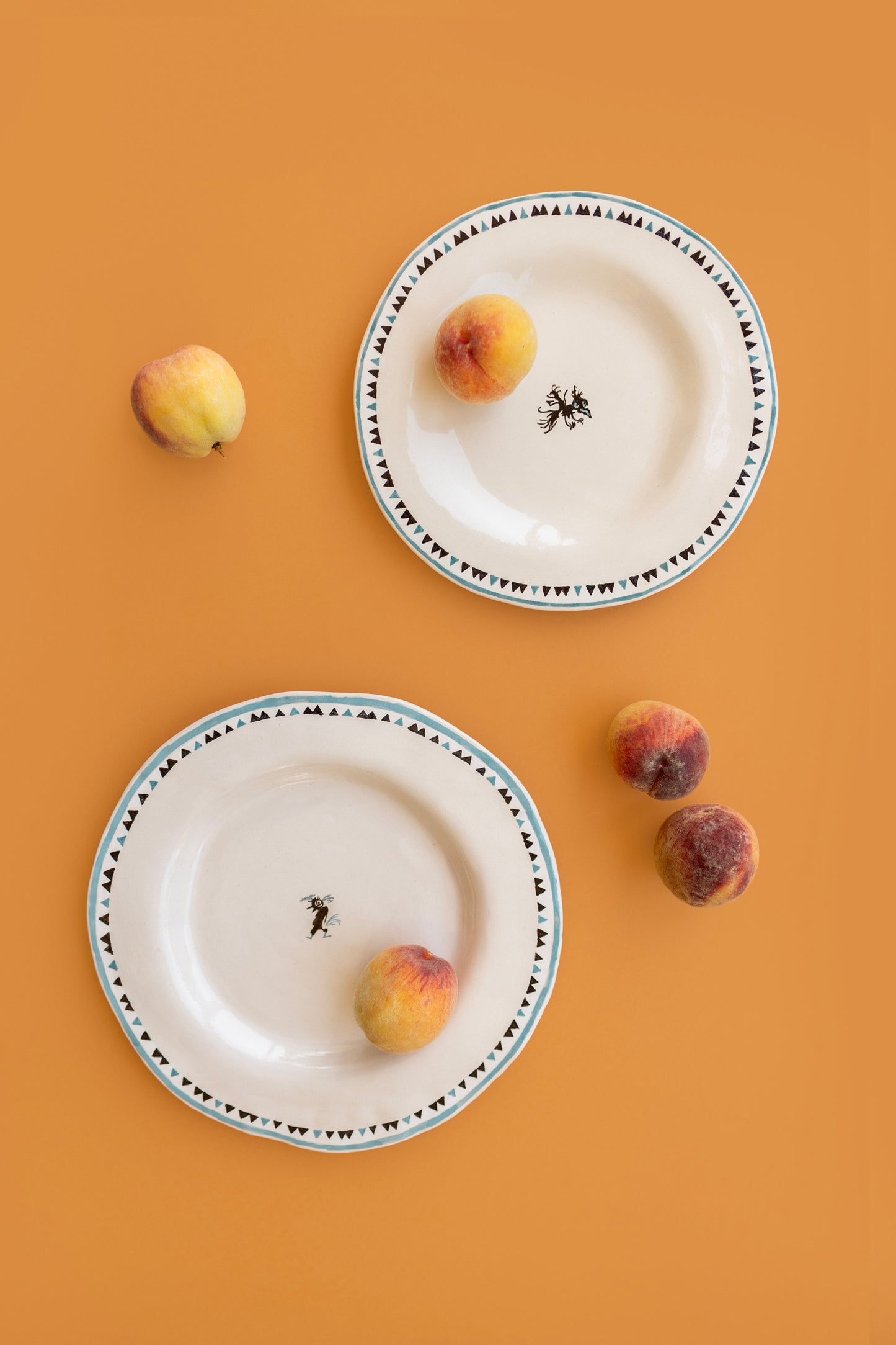 Small Blue Round Plate