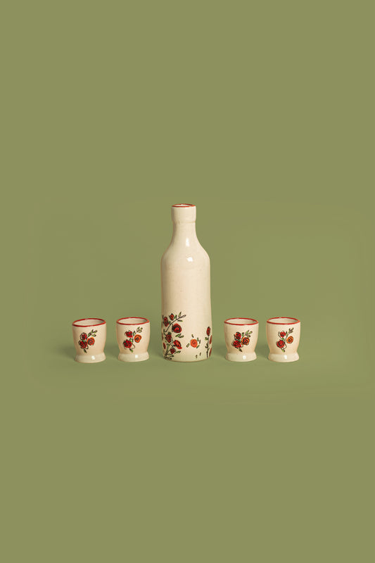 Small Chacha Set "Kutaisi Roses"