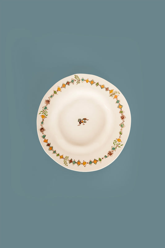 Small Yellow Round Plate