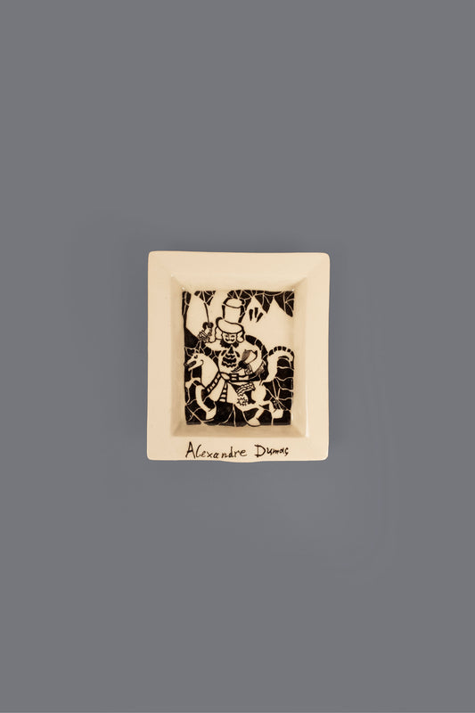 Plate "Alexandre Dumas"