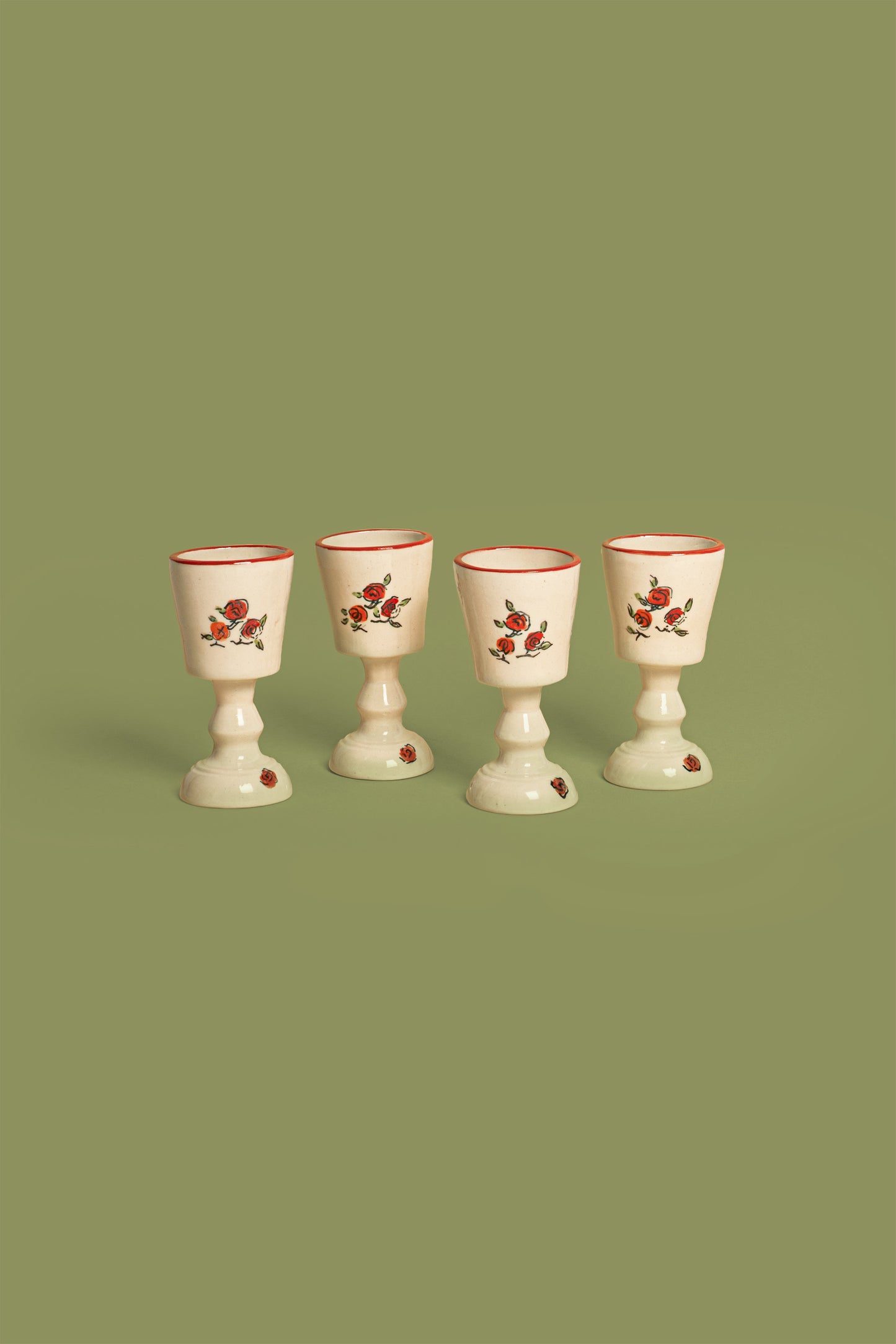 Large Chacha Set "Kutaisi Roses"