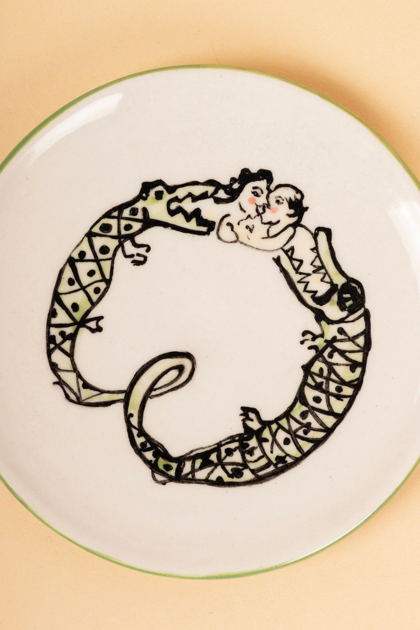 Plate "Kiss"