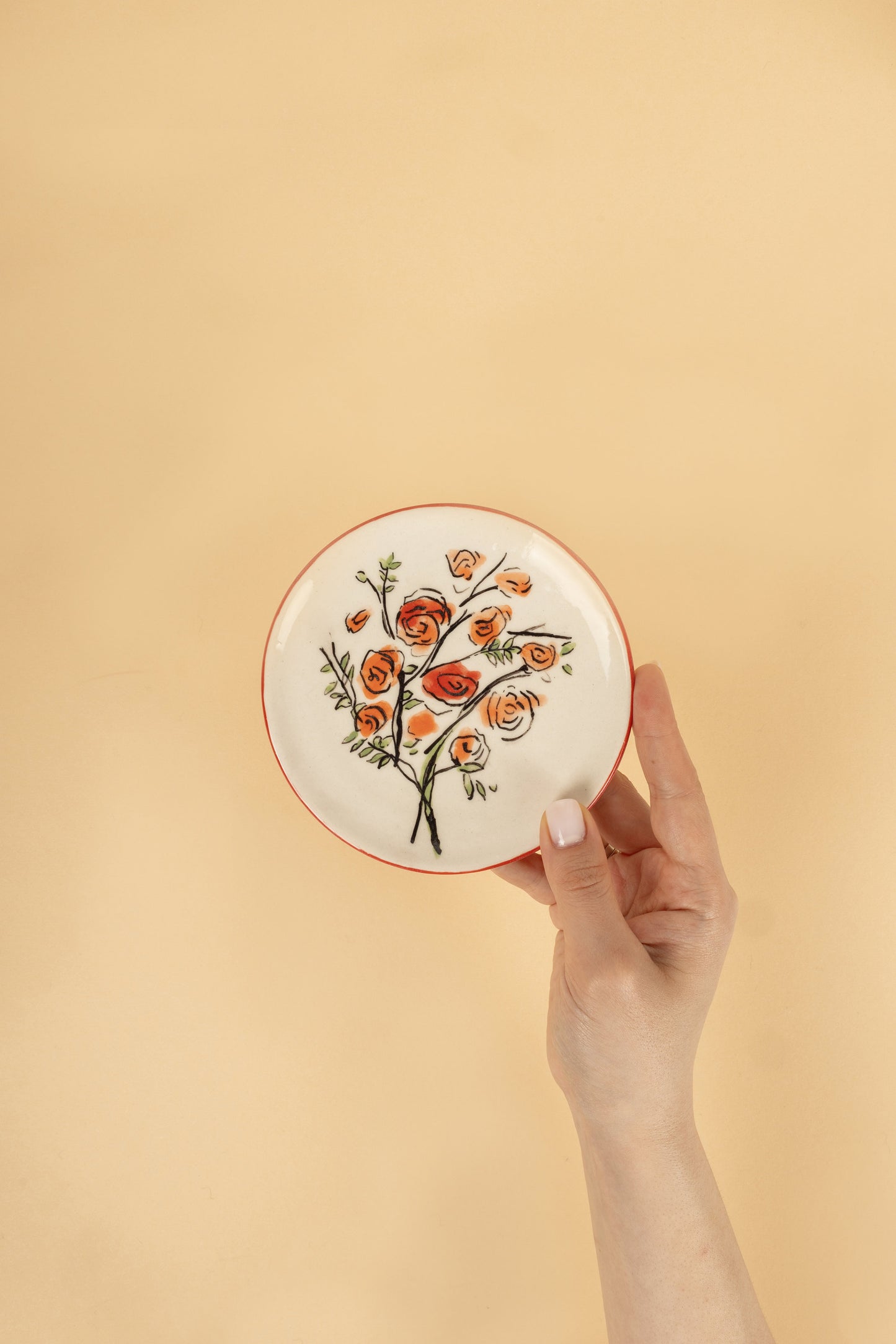 თეფში "ქუთაისის ვარდები"