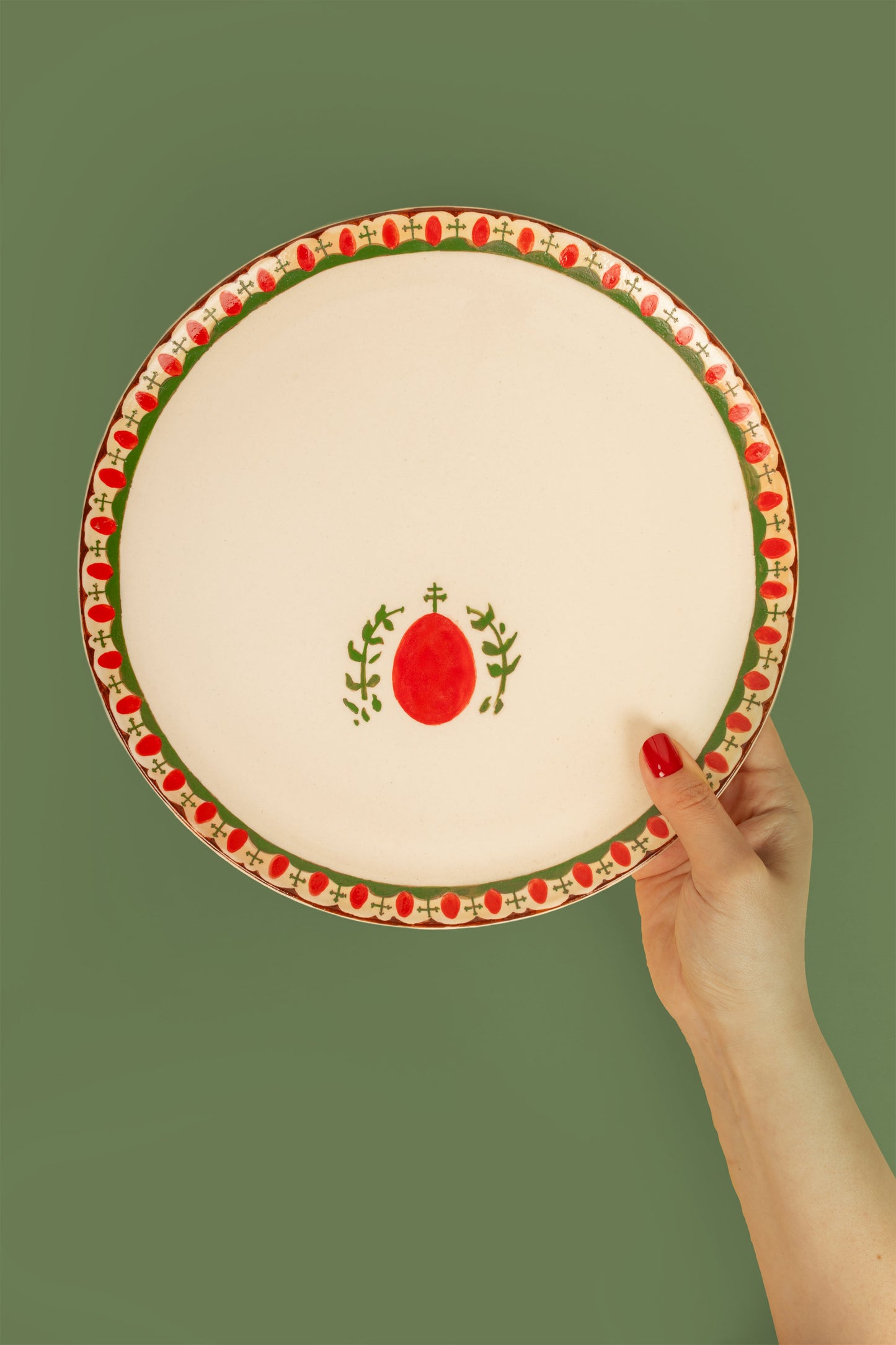 Round Plate "Easter"