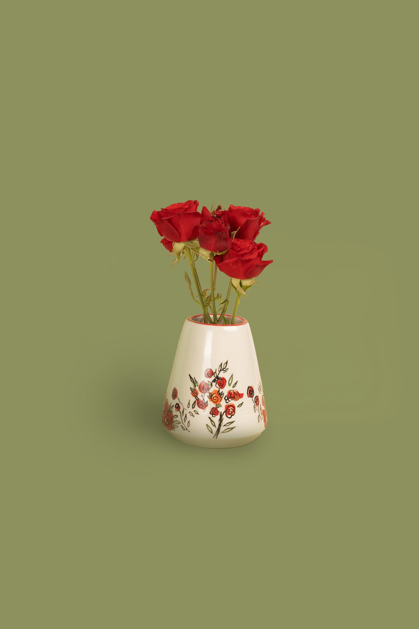 Large Vase "Kutaisi Roses"