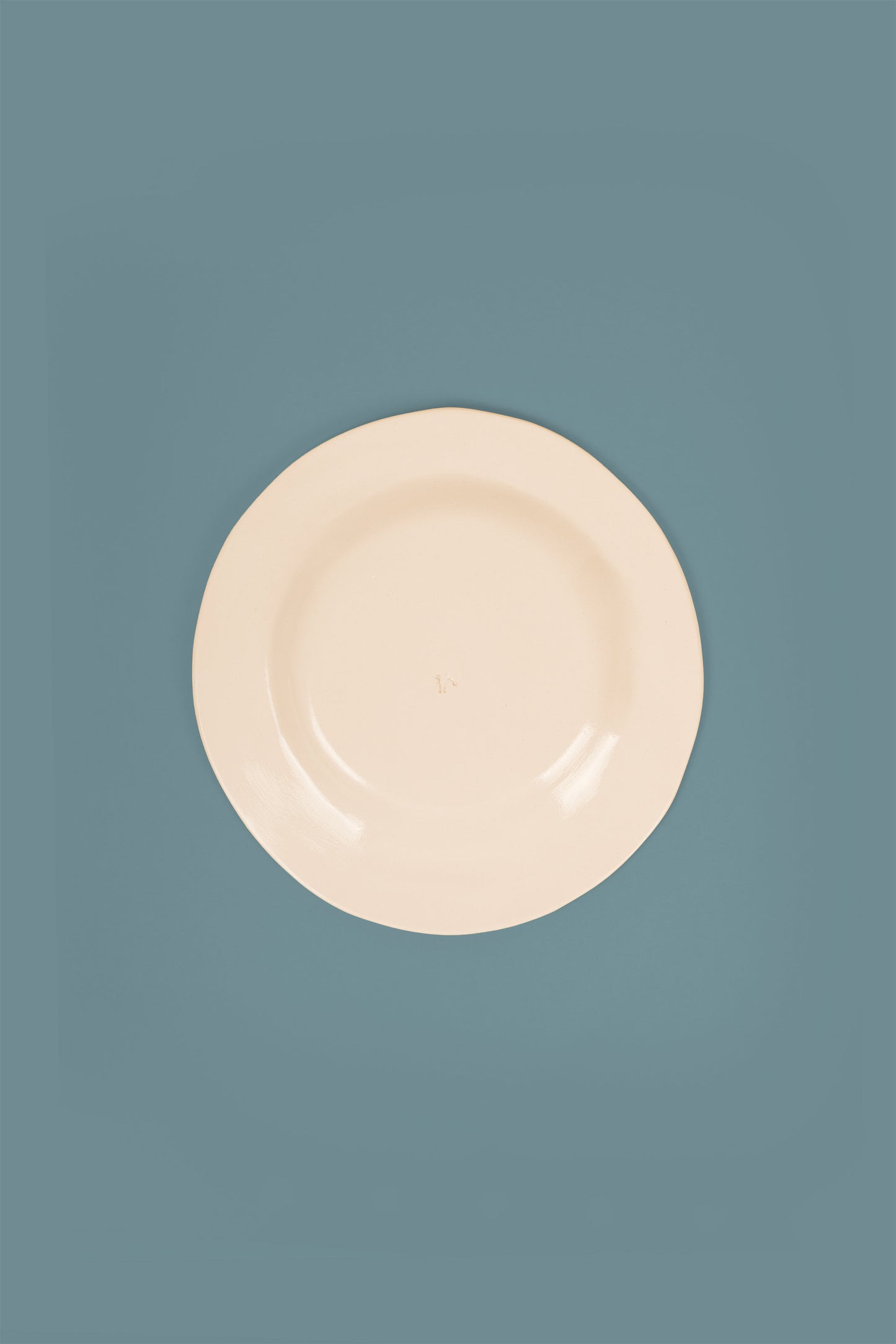 Small Blue Round Plate