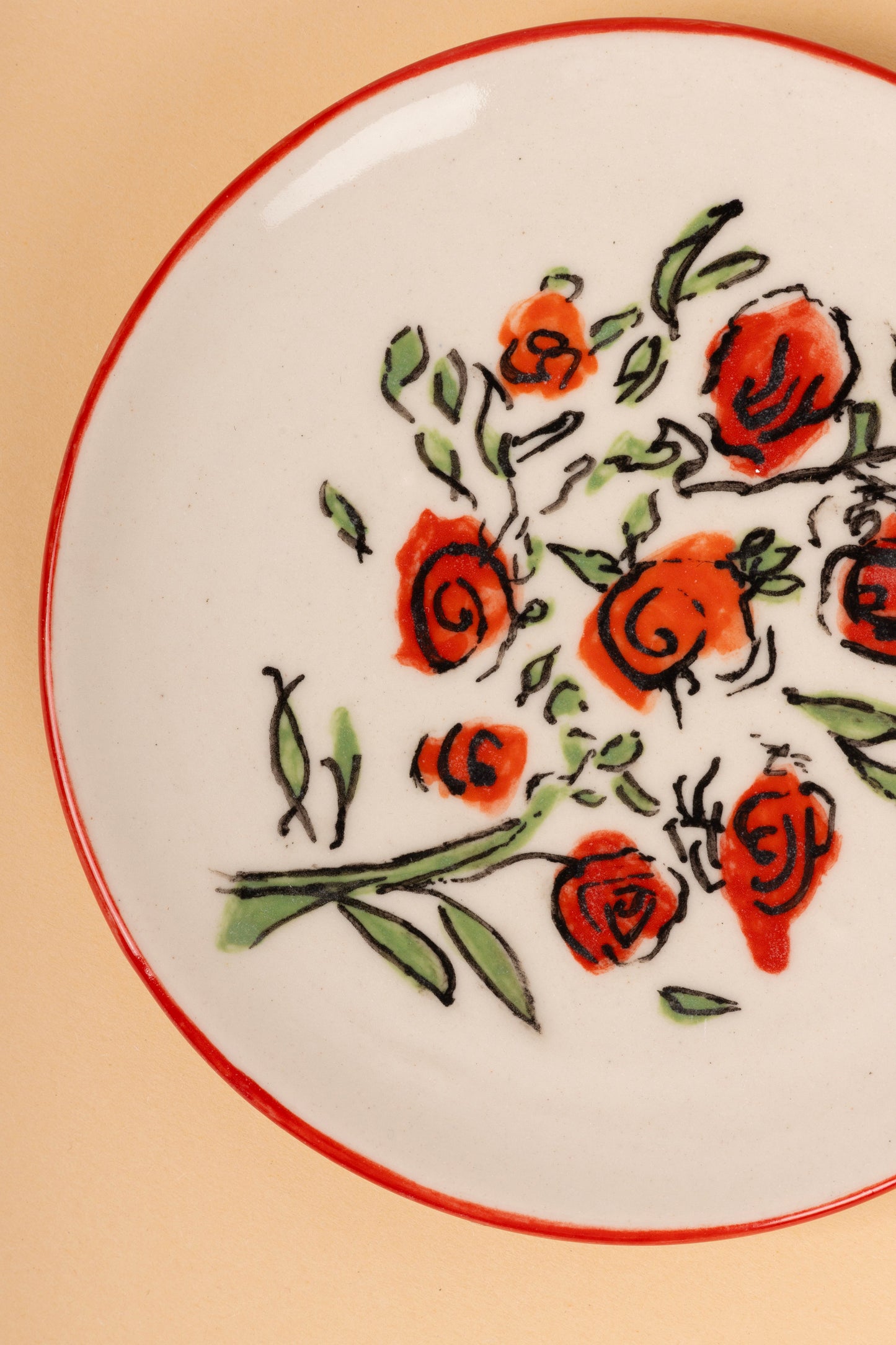 თეფში "ქუთაისის ვარდები"