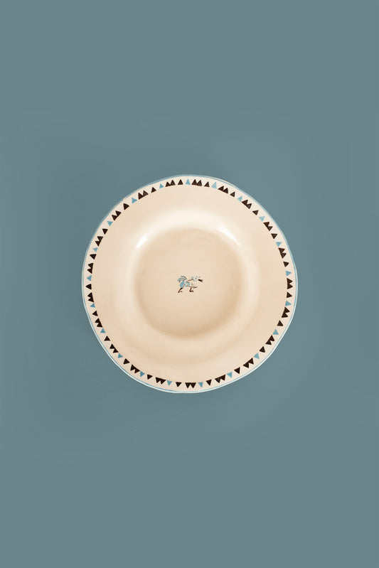 Small Blue Round Plate