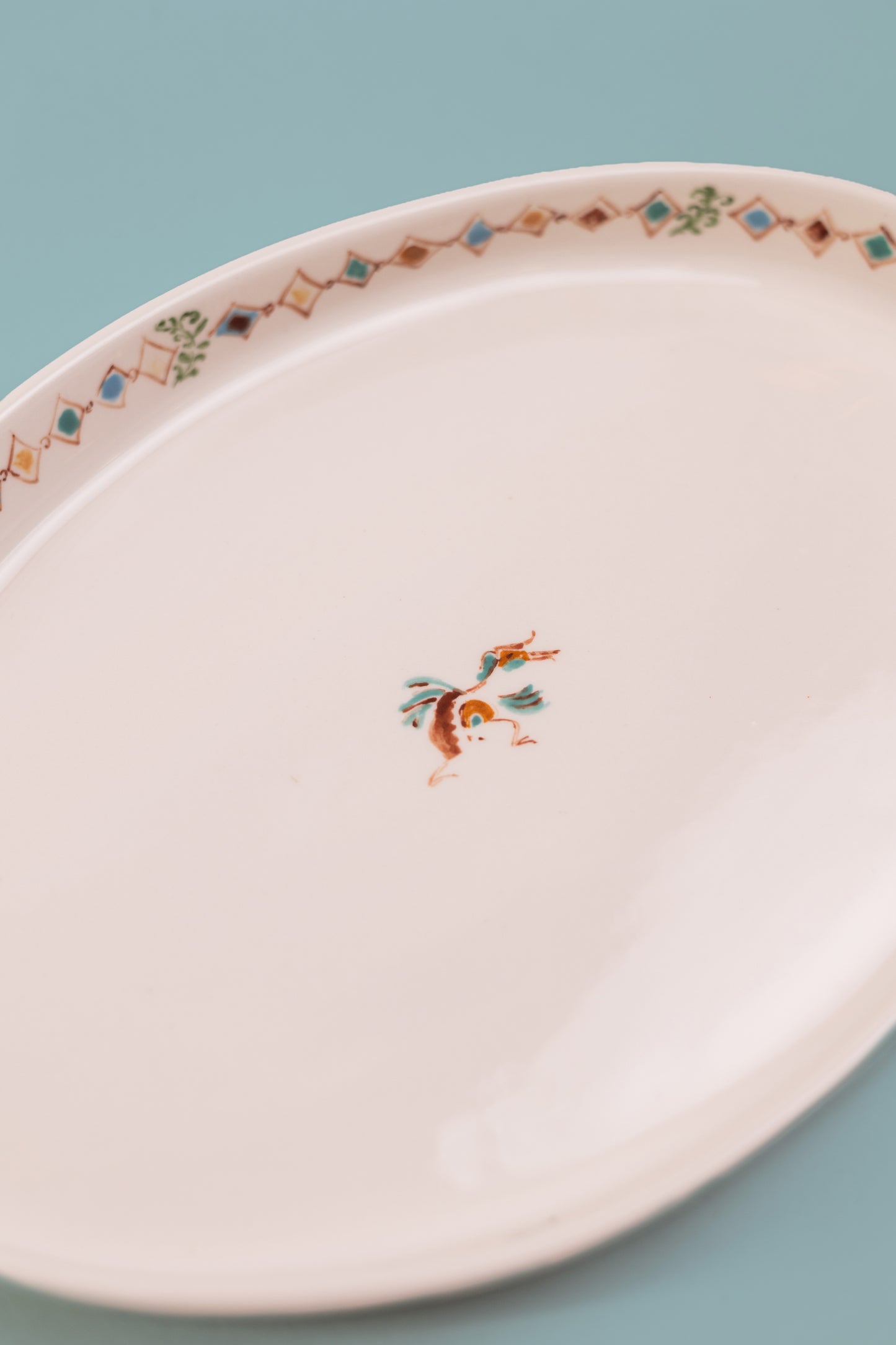 Large Yellow Oval Plate