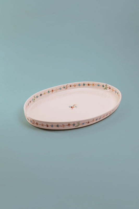 Small Yellow Oval Plate