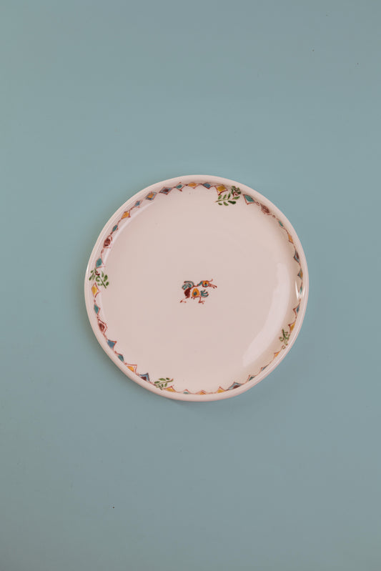 Small Blue Round Plate