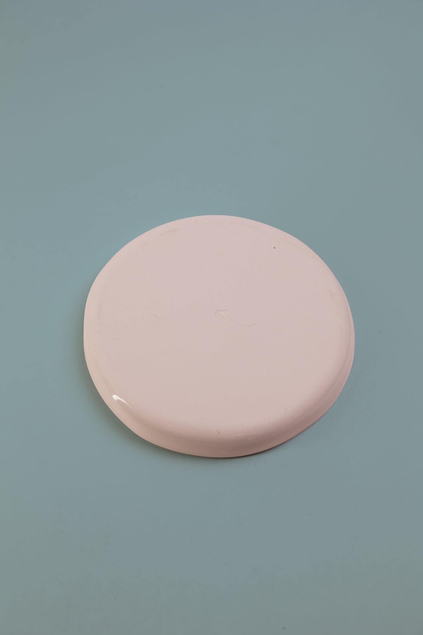 Small Blue Round Plate