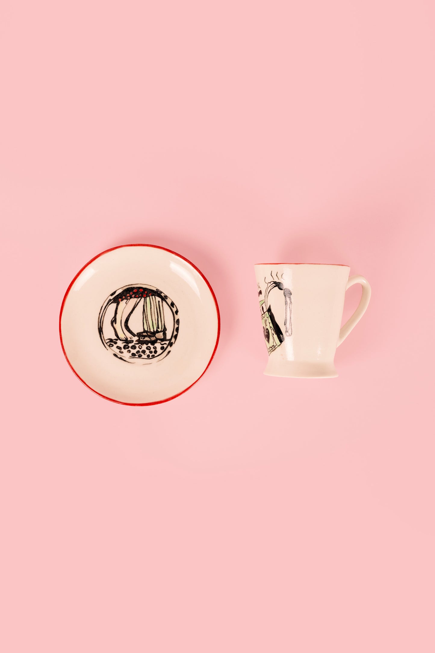 Coffee Set "Love Fortune-Telling Matches"