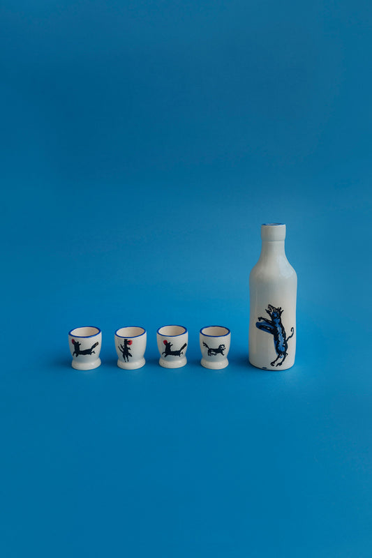 Small Chacha Set "Dogs of Our Neighborhood"