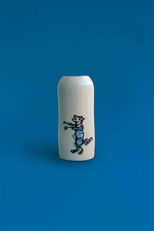 Small Vase "Dogs of Our Neighborhood"